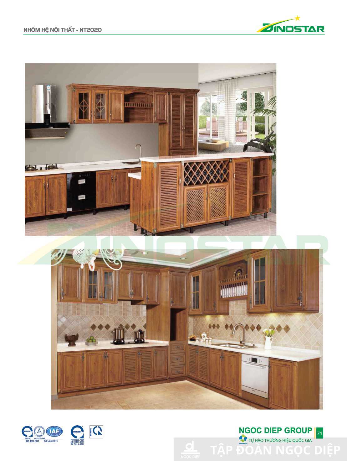 Nhôm hệ nội thất – NT2020