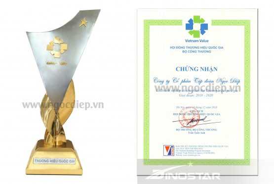 Ngọc Diệp Group tiếp tục được vinh danh Thương hiệu quốc gia