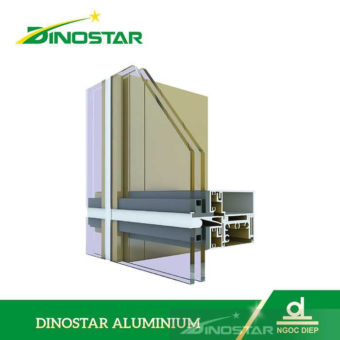 Nhôm hệ mặt dựng có cấu tạo vô cùng đặc biệt