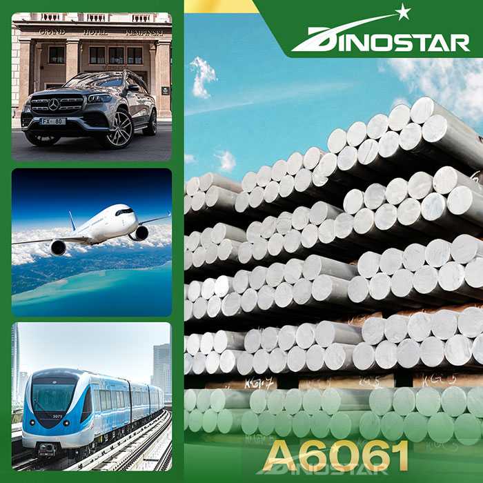 Nhôm Billet A6061 thường được ứng dụng trong công nghiệp ô tô, ngành hàng không