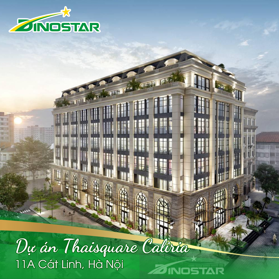 Nhôm Dinostar khởi tạo không gian văn phòng hạng sang cho dự án Thaisquare Caliria